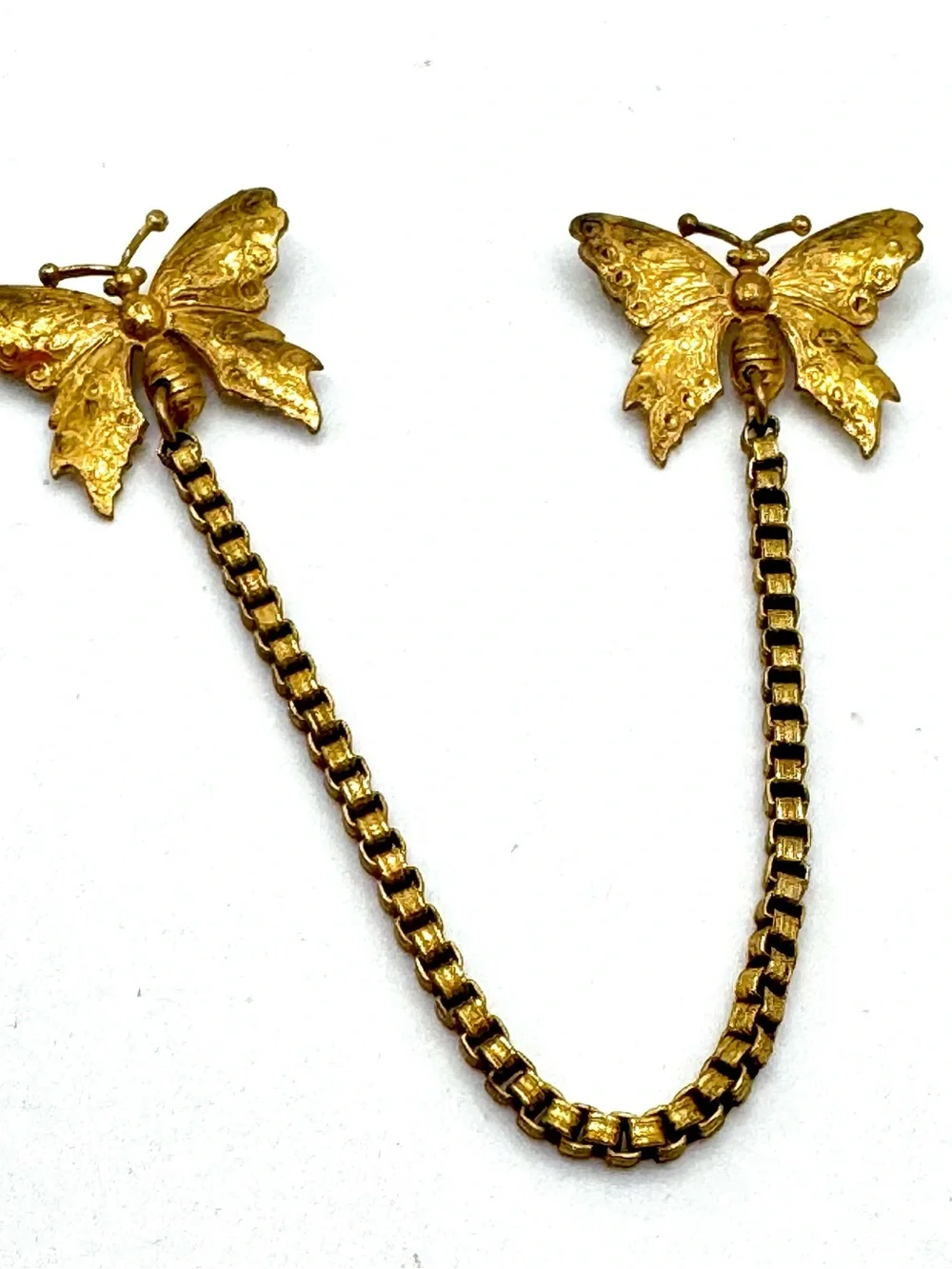 Vintage 1960’s Double Butterfly Sweater Guard
